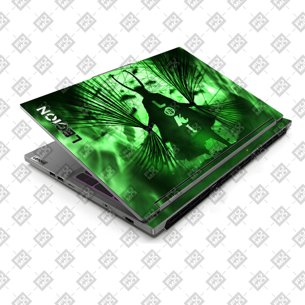 Loki's Green Aura Lenovo Legion 5 16IRX9 Laptop Skin