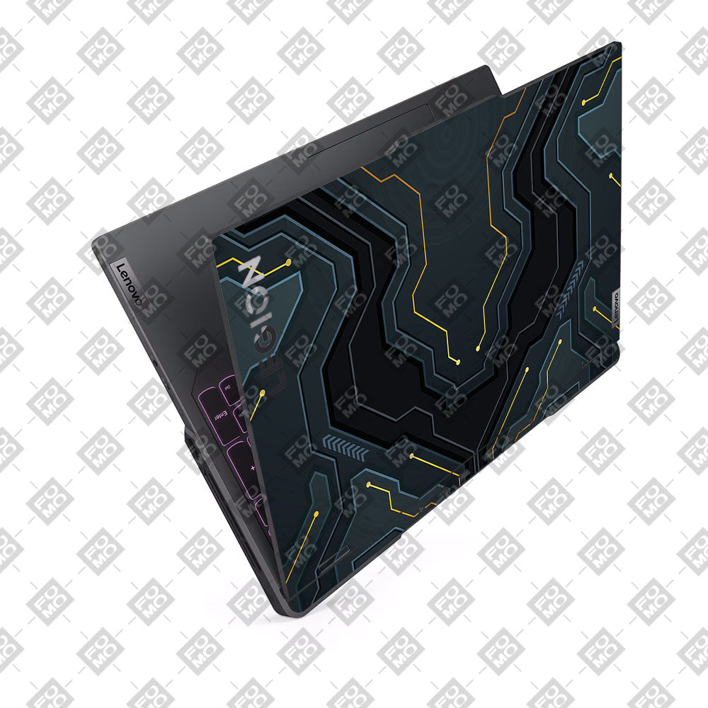 Futuristic Techno Lenovo Legion 5 Pro 16IRX8 and 16IRX9 Laptop Skin