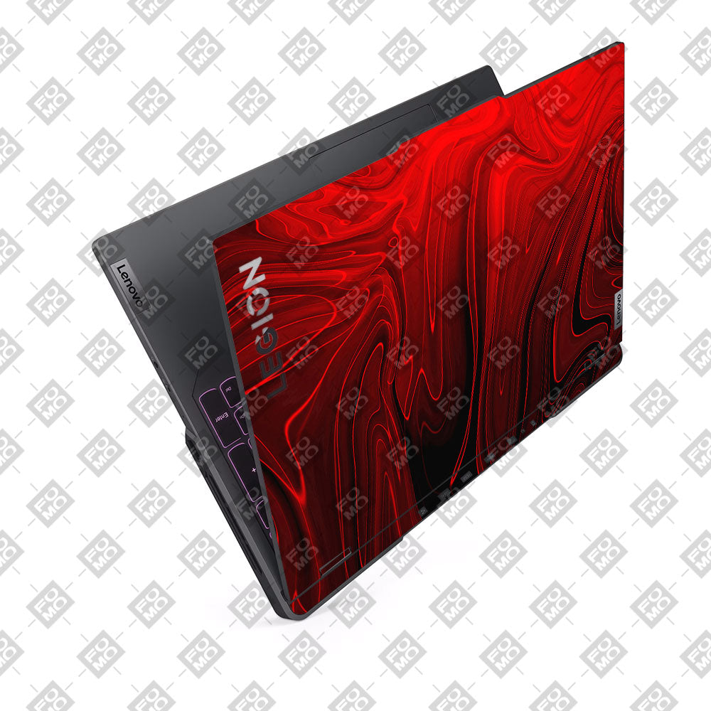 Fiery Waves Lenovo Legion 5 Pro 16IRX8 and 16IRX9 Laptop Skin