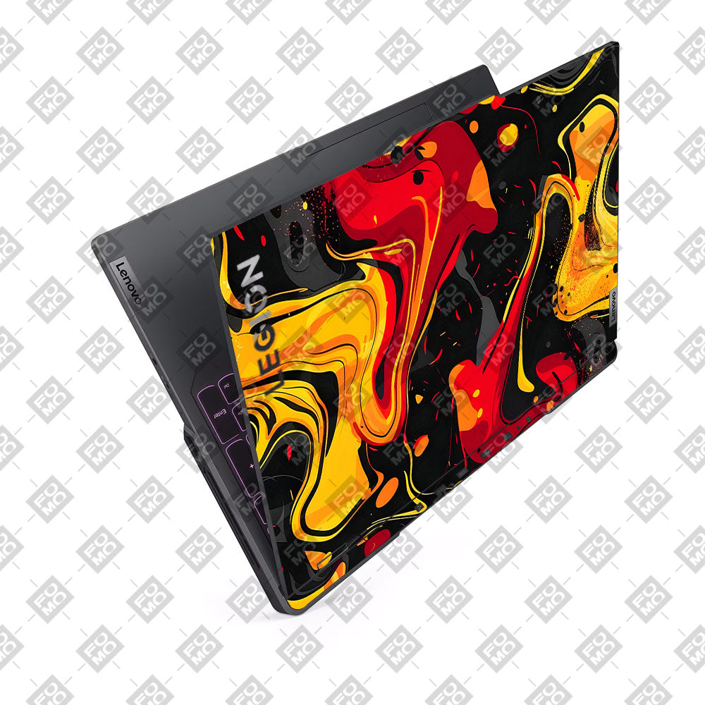 Lava Burst Lenovo Legion 5 Pro 16IRX8 and 16IRX9 Laptop Skin