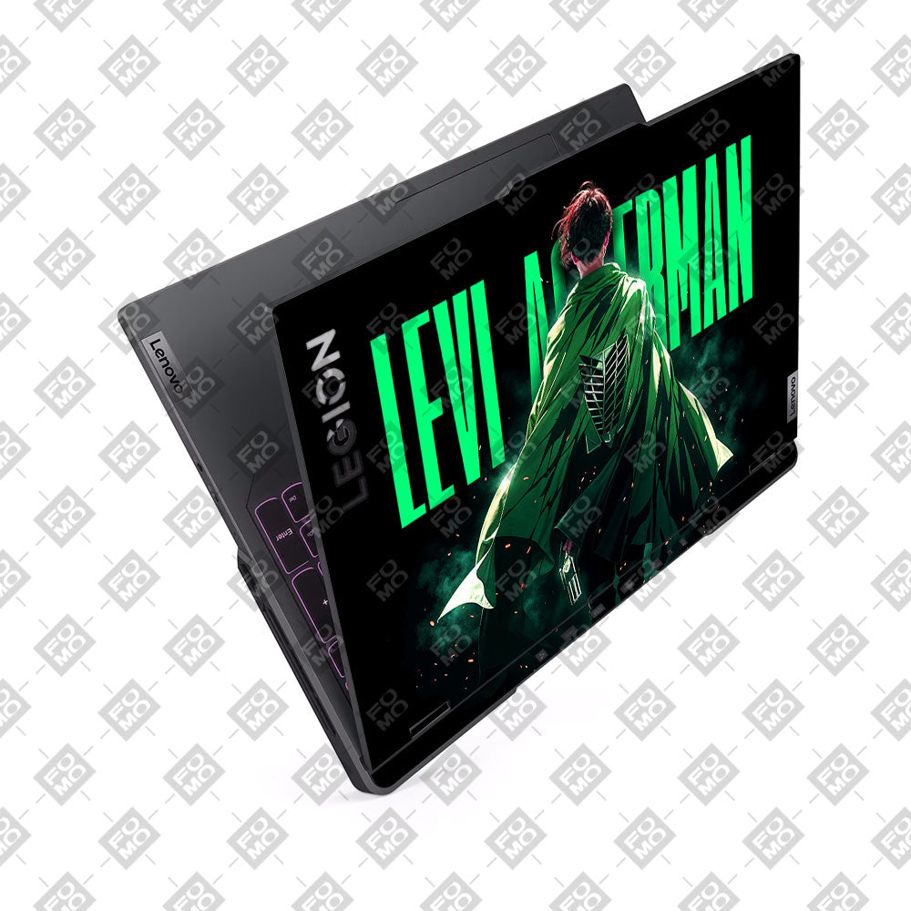 Levi Ackerman Stance Lenovo Legion 5 Pro 16IRX8 and 16IRX9 Laptop Skin