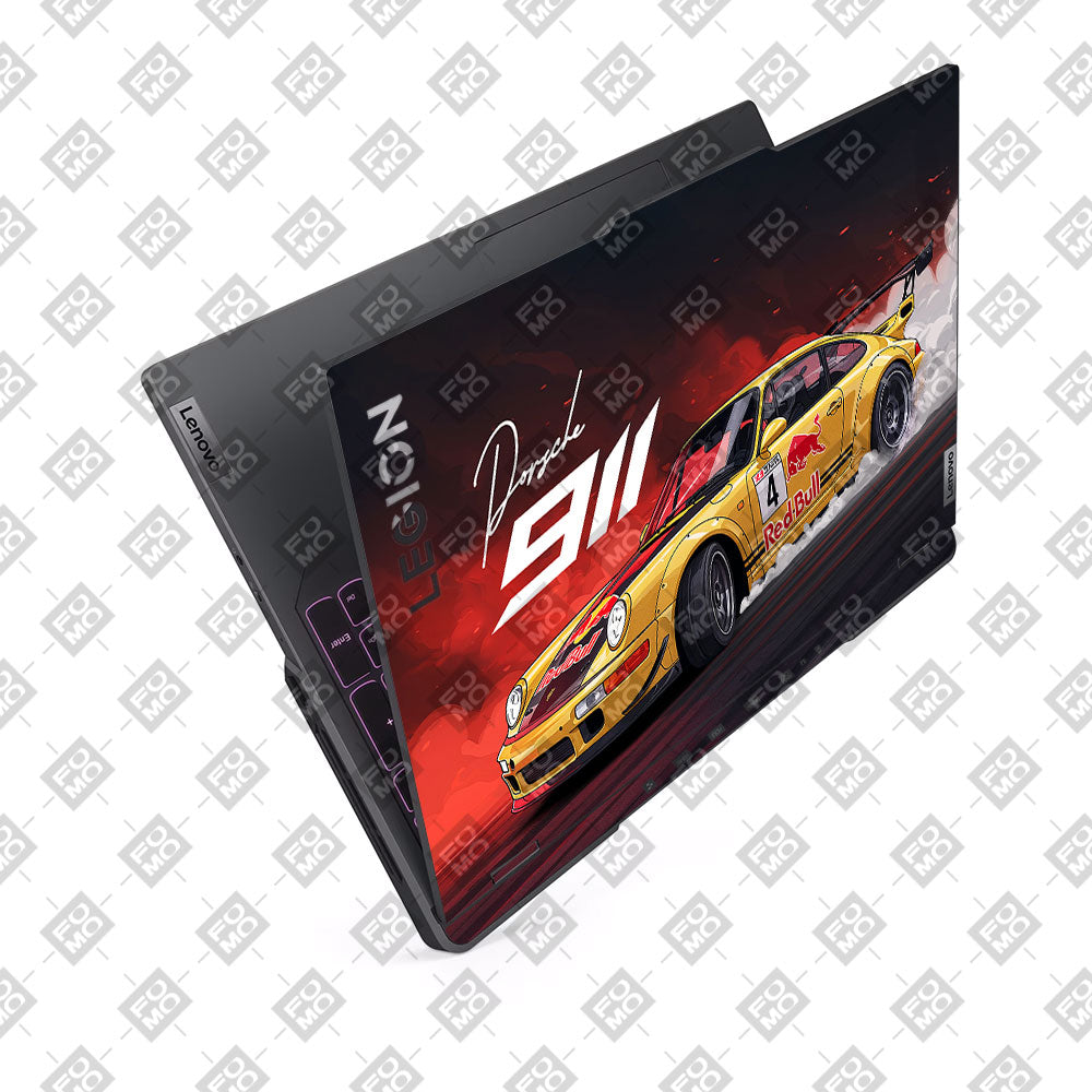 Porsche 911 Red Bull Classic Racer Lenovo Legion 5 Pro 16IRX8 and 16IRX9 Laptop Skin
