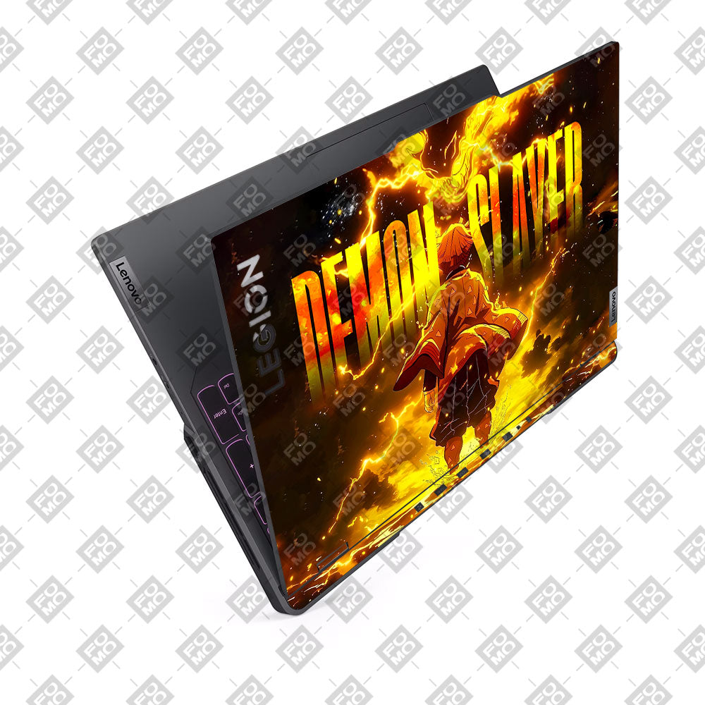 Zenitsu Lightning Strike Lenovo Legion 5 Pro 16IRX8 and 16IRX9 Laptop Skin