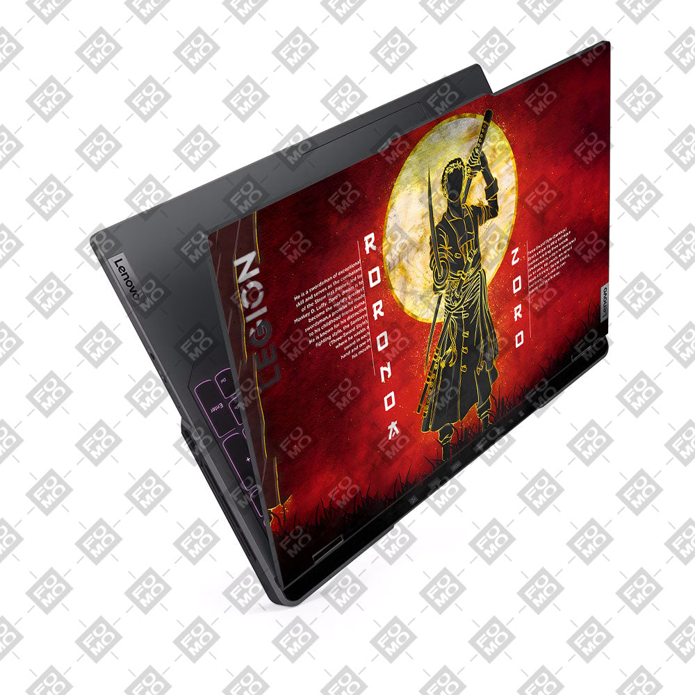 Zoro Under Golden Moon Lenovo Legion 5 Pro 16IRX8 and 16IRX9 Laptop Skin