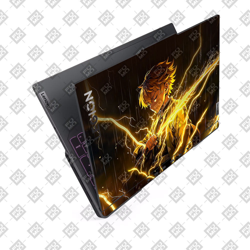 Thunder Soul Lightning Zenitsu Lenovo Legion 5 Pro 16IRX8 and 16IRX9  Laptop Skin
