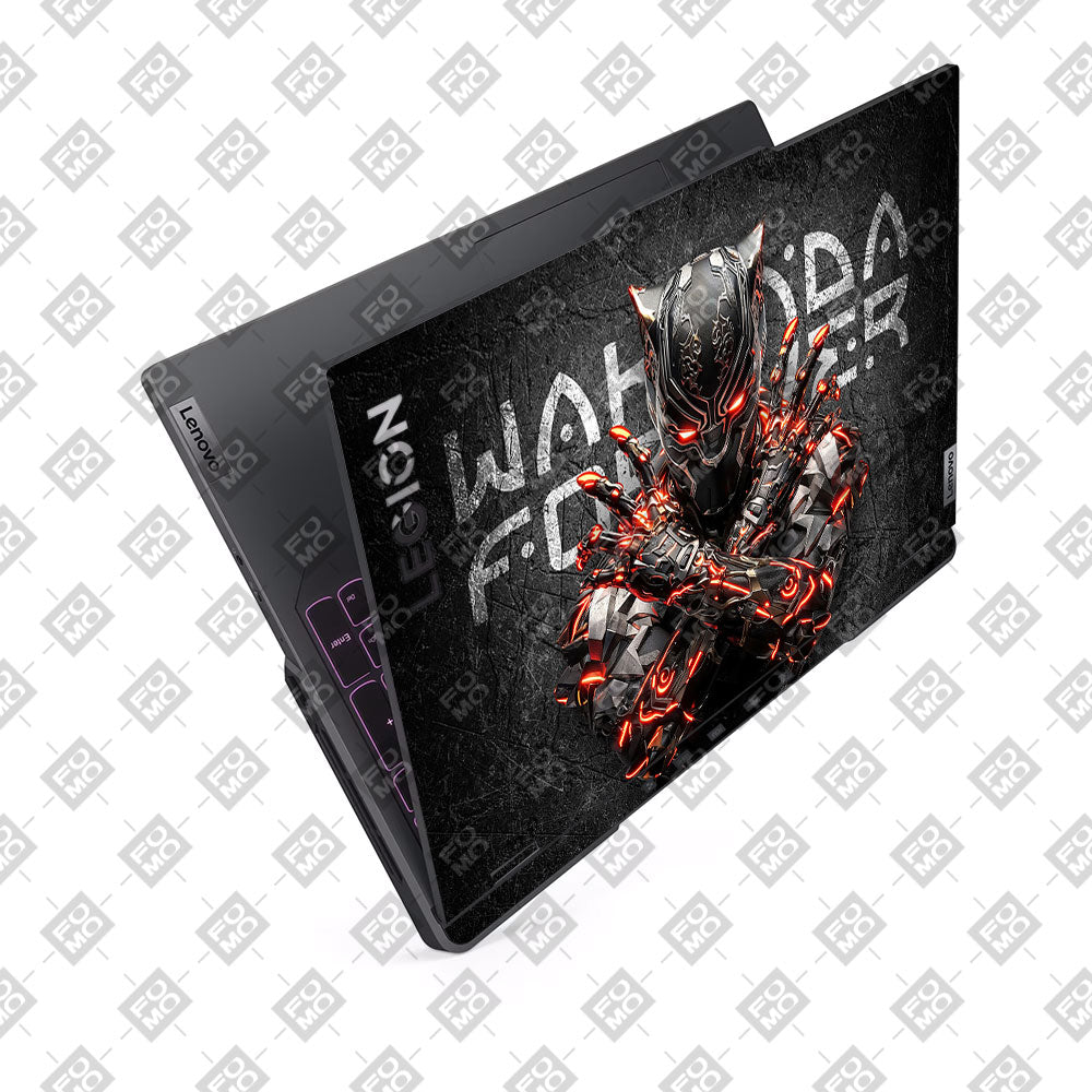 Black Panther Glowing Fury Lenovo Legion 5 Pro 16IRX8 and 16IRX9 Laptop Skin