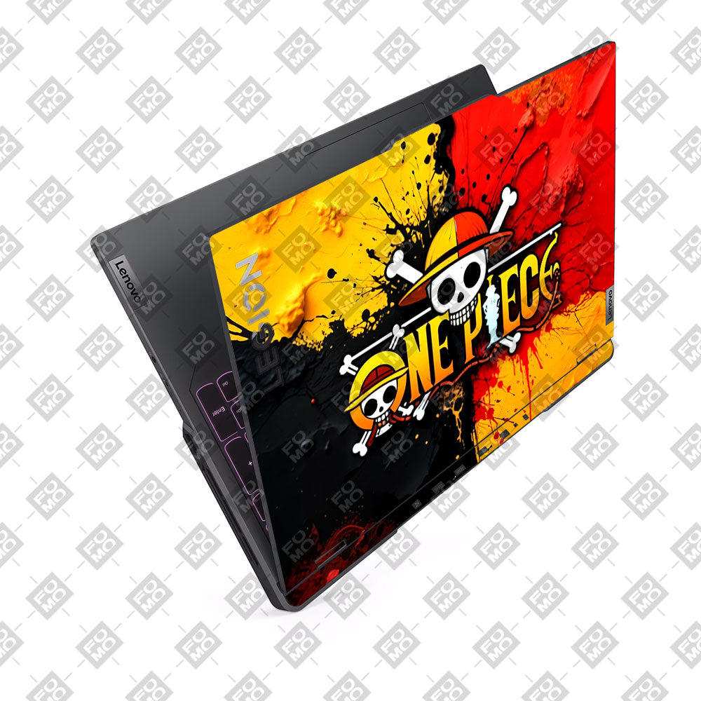 One Piece Paint Splash Lenovo Legion 5 Pro 16IRX8 and 16IRX9 Laptop Skin