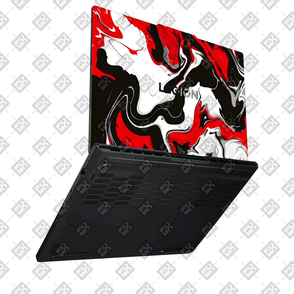 Red and White Marble Lenovo Legion Pro 5 16ADR10 Laptop Skin