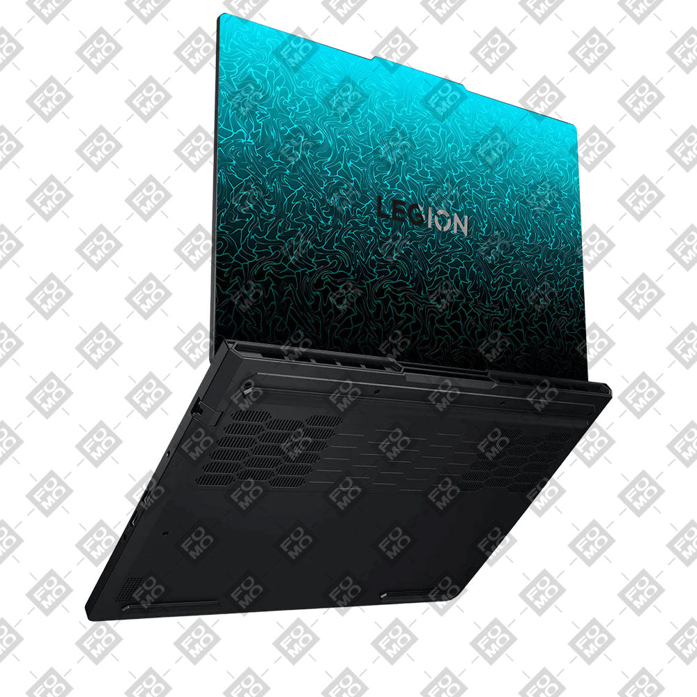 Cyan Blue to Black Lenovo Legion Pro 5 16ADR10 Laptop Skin