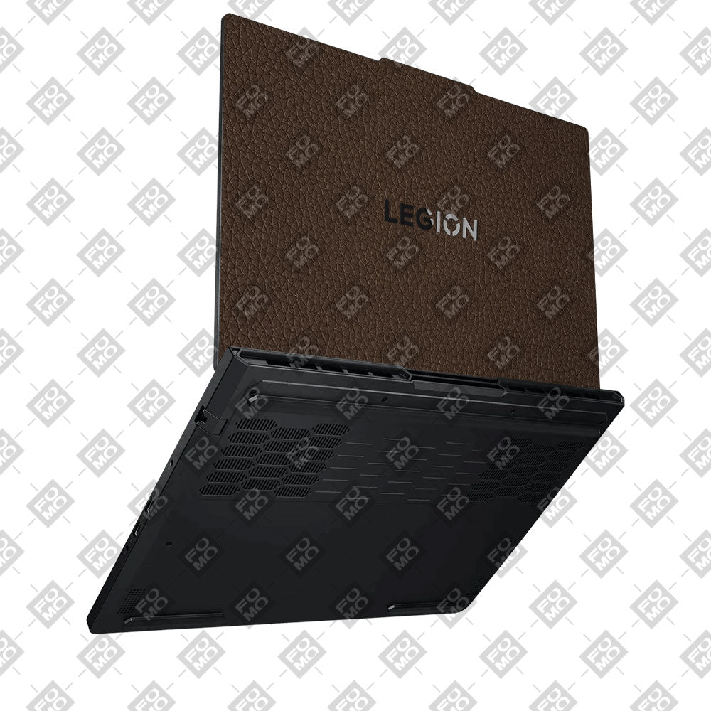 Textured Brown Leather Lenovo Legion Pro 5 16ADR10 Laptop Skin