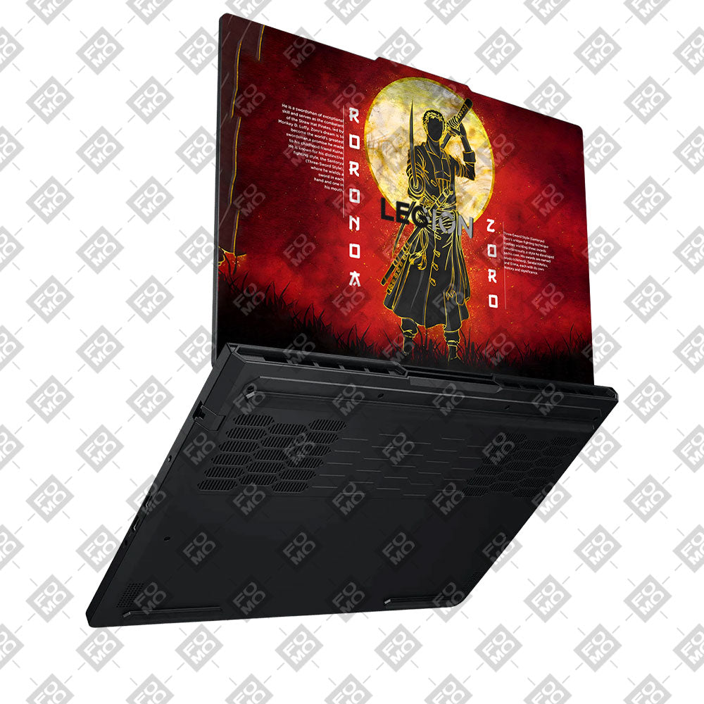Zoro Under Golden Moon Lenovo Legion Pro 5 16ADR10 Laptop Skin