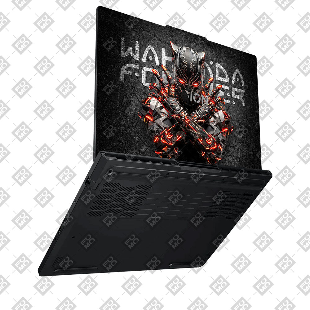 Black Panther Glowing Fury Lenovo Legion Pro 5 16ADR10 Laptop Skin