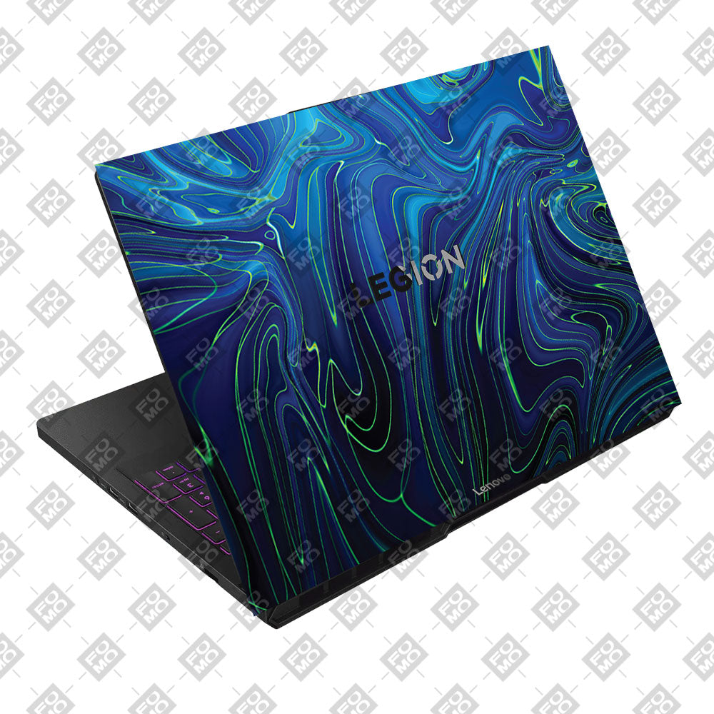 Cobalt Liquid Design Lenovo Legion Pro 5 16AFR10 Laptop Skin