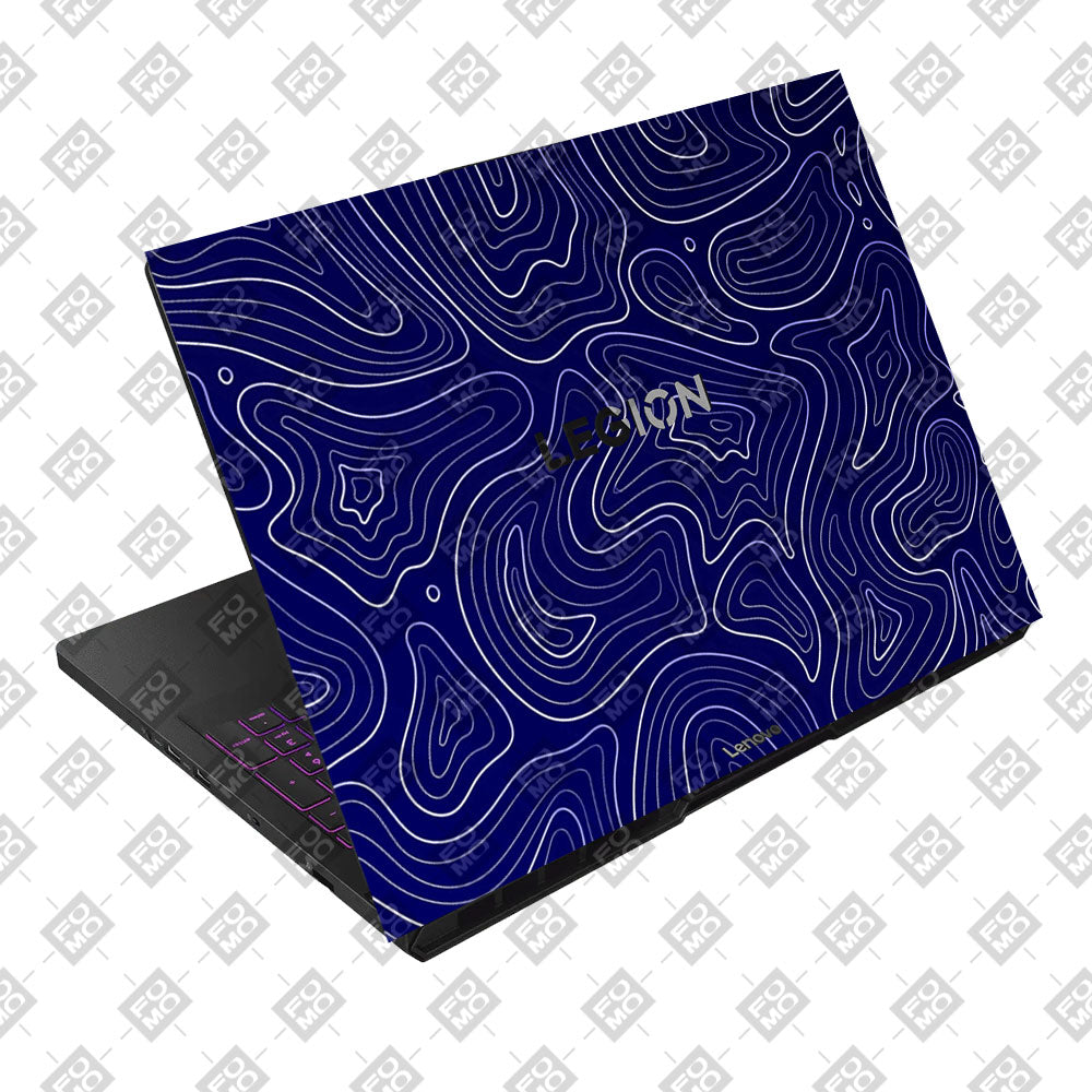 Deep Blue Contour Depths Lenovo Legion Pro 5 16AFR10 Laptop Skin
