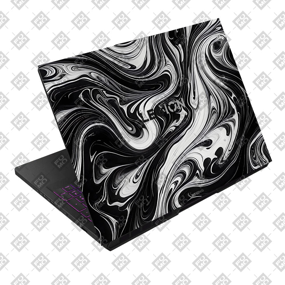Black and White Marble Lenovo Legion Pro 5 16AFR10 Laptop Skin