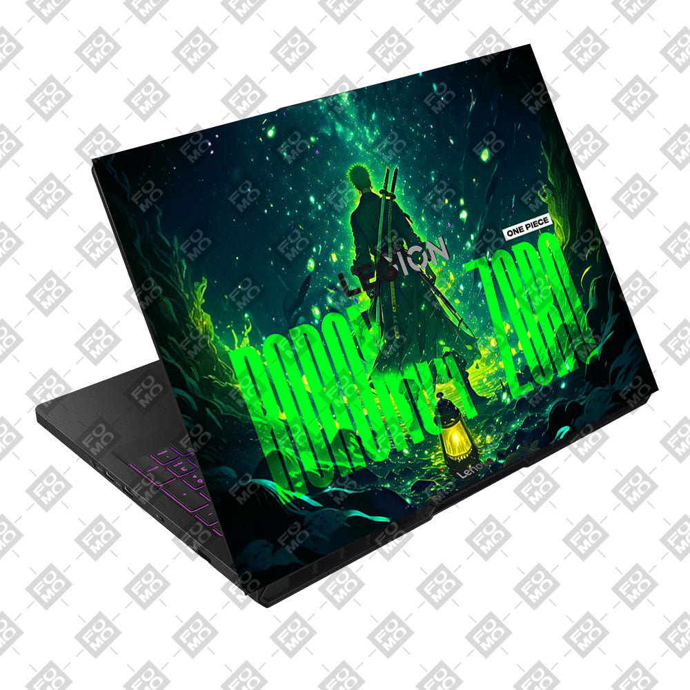 Roronoa Zoro Green Fury Lenovo Legion Pro 5 16AFR10 Laptop Skin