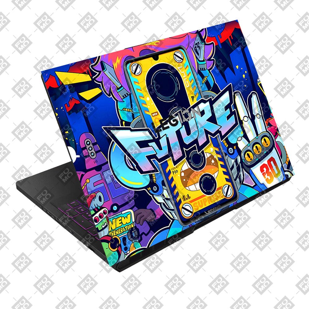 Futuristic Cyberpunk Vision Lenovo Legion Pro 5 16AFR10 Laptop Skin