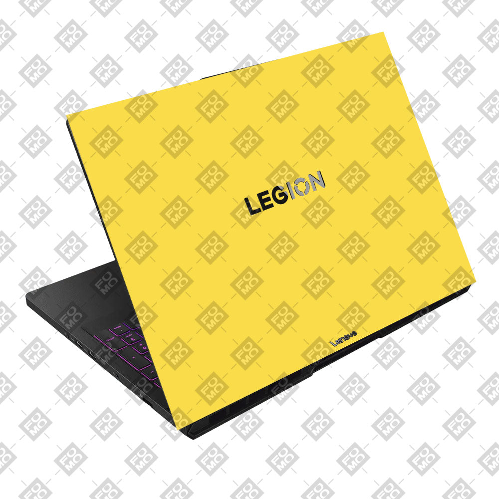 Textured Yellow Lenovo Legion Pro 5 16AFR10 Laptop Skin