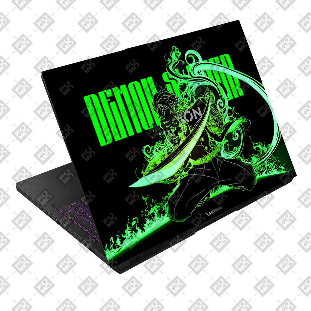 Tanjiro Green Flame Dance Lenovo Legion Pro 5 16AFR10 Laptop Skin