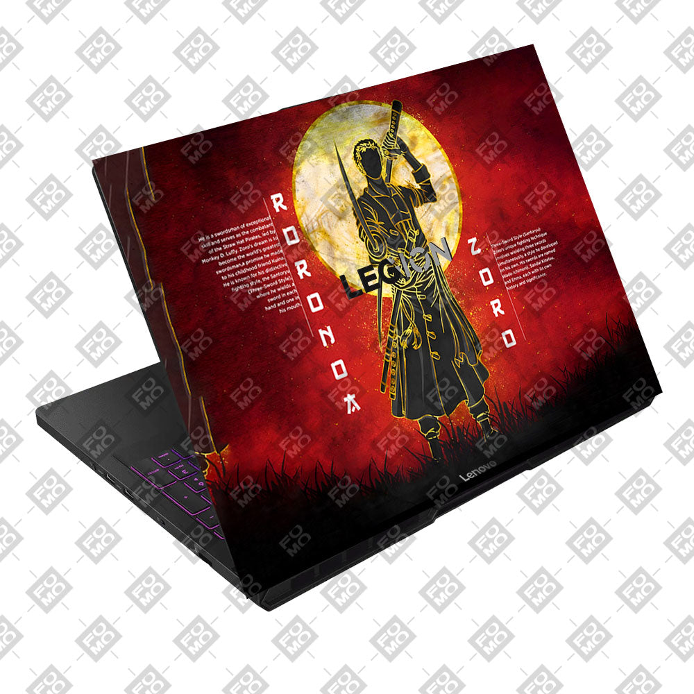Zoro Under Golden Moon Lenovo Legion Pro 5 16AFR10 Laptop Skin
