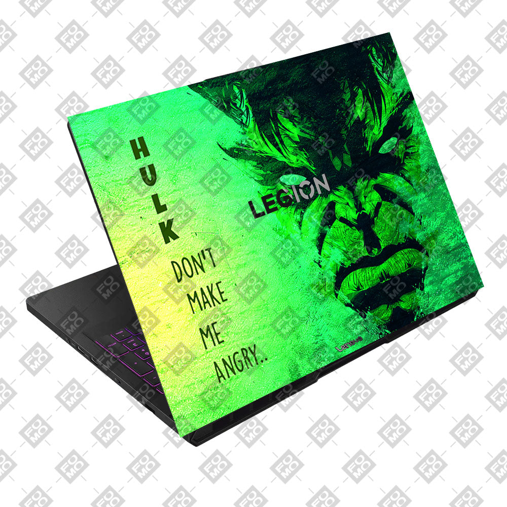 Hulk Don't Make Me Angry Lenovo Legion Pro 5 16AFR10 Laptop Skin