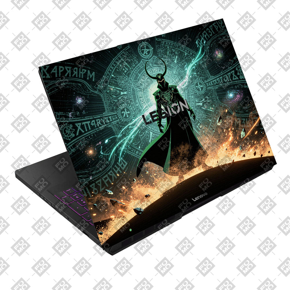 Loki Silhouette Red Strike Lenovo Legion Pro 5 16AFR10 Laptop Skin