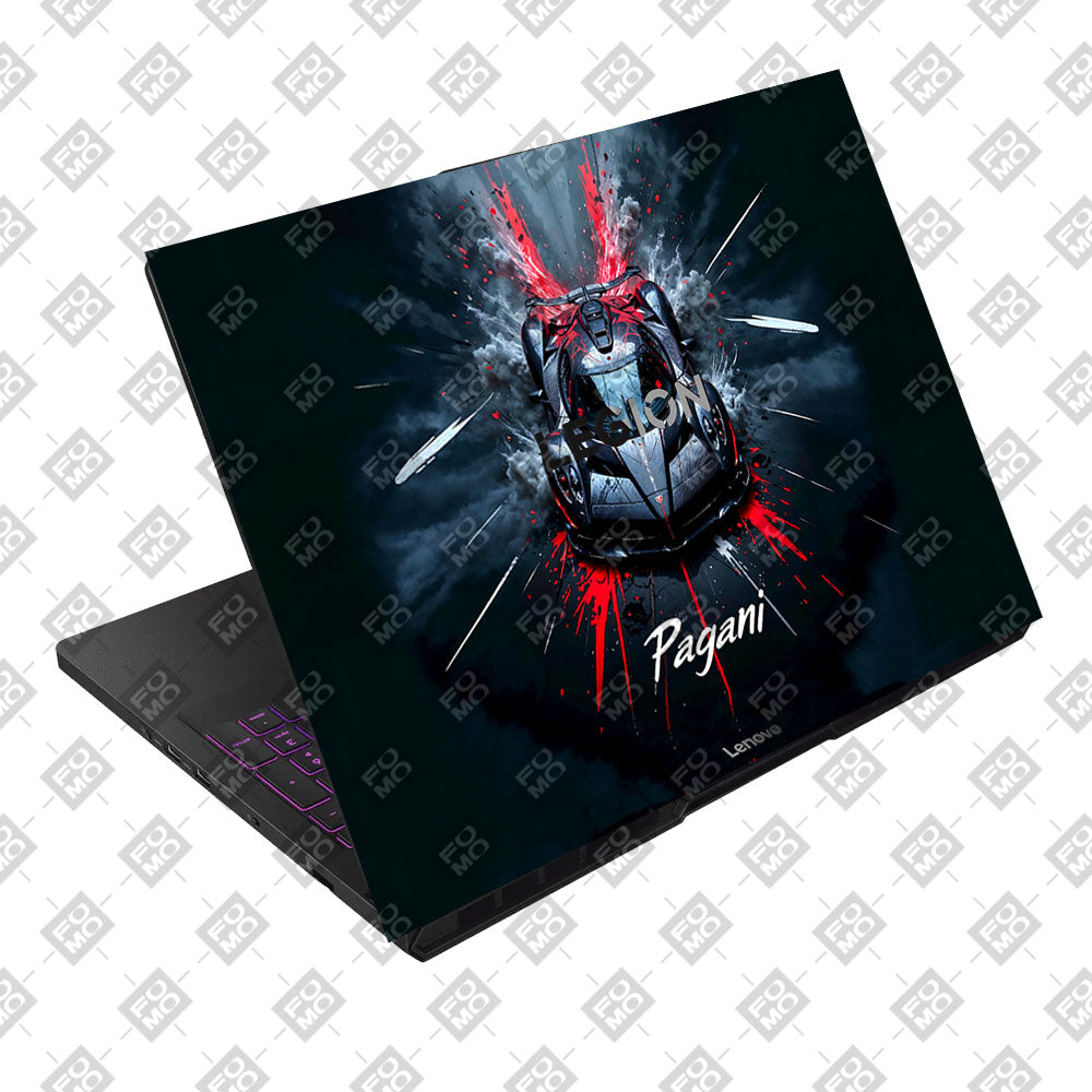 Pagani Midnight Impact Lenovo Legion Pro 5 16AFR10 Laptop Skin