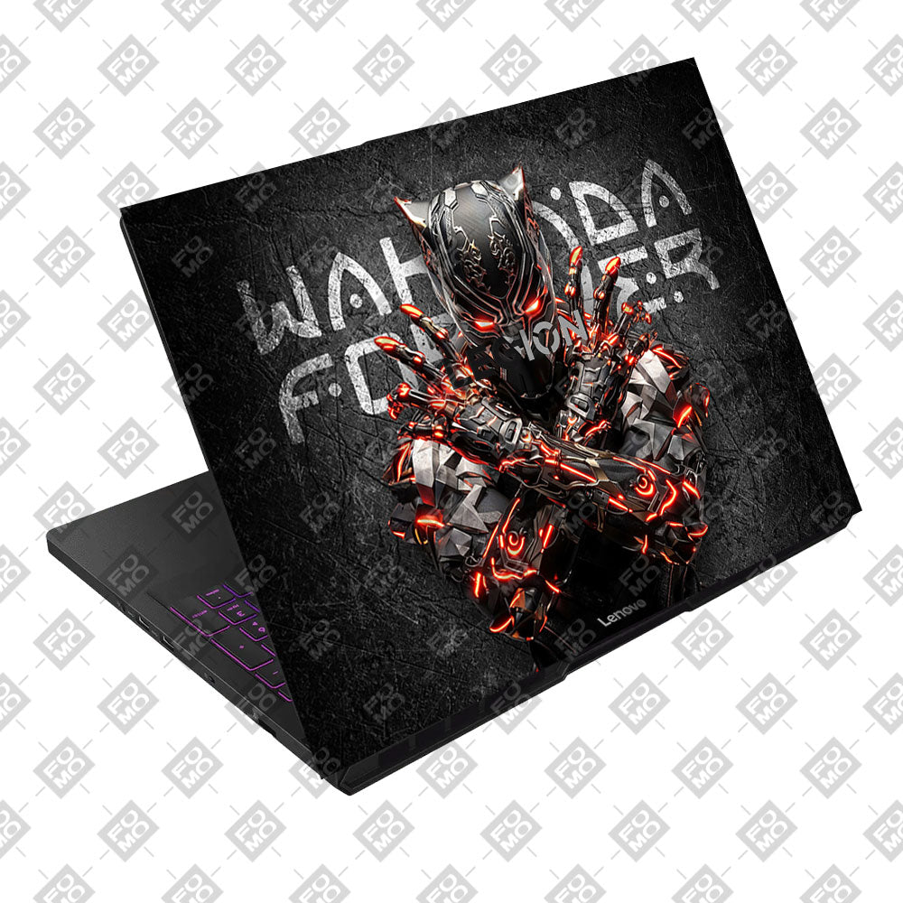 Black Panther Glowing Fury Lenovo Legion Pro 5 16AFR10 Laptop Skin