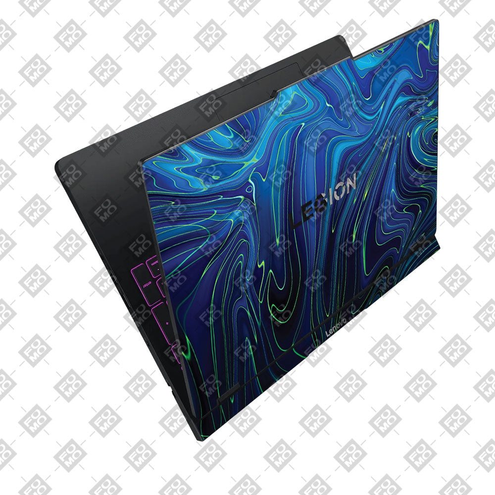 Cobalt Liquid Design Lenovo Legion Pro 5 16IAX10 Laptop Skin