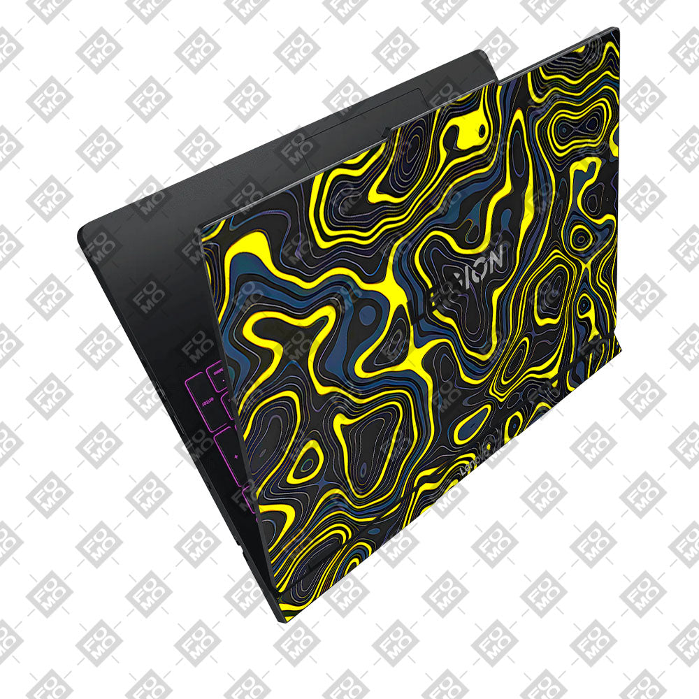 Neon Lava Contours Lenovo Legion Pro 5 16IAX10 Laptop Skin