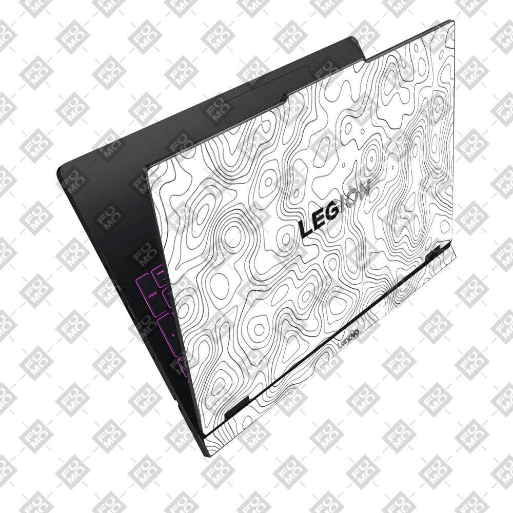 White Contour Design Lenovo Legion Pro 5 16IAX10 Laptop Skin