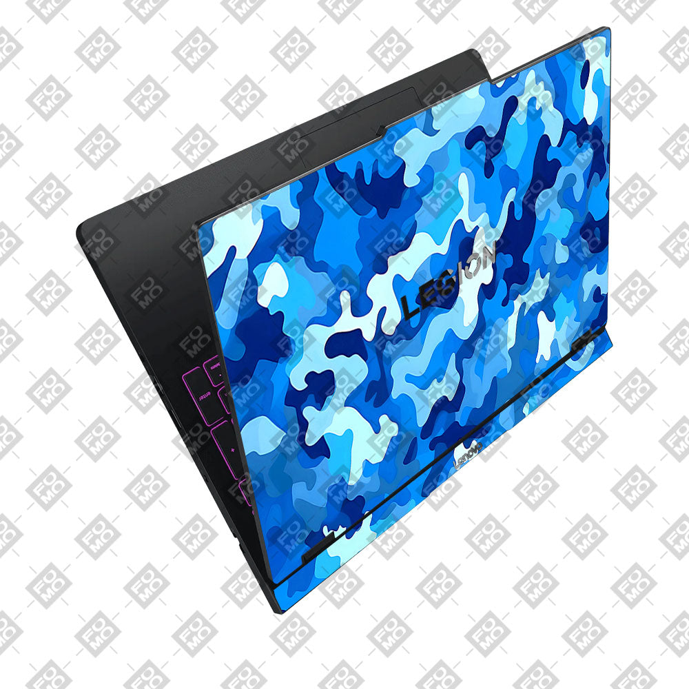 Arctic Blue Camo Pattern Lenovo Legion Pro 5 16IAX10 Laptop Skin