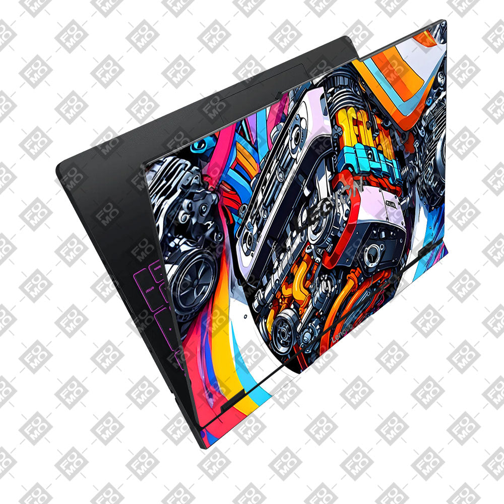 Power in Motion Lenovo Legion Pro 5 16IAX10 Laptop Skin