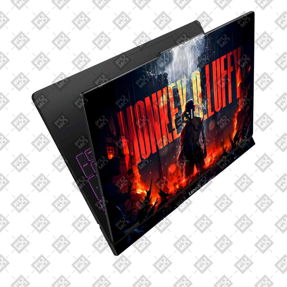 Monkey D. Luffy Blazing Red Lenovo Legion Pro 5 16IAX10 Laptop Skin