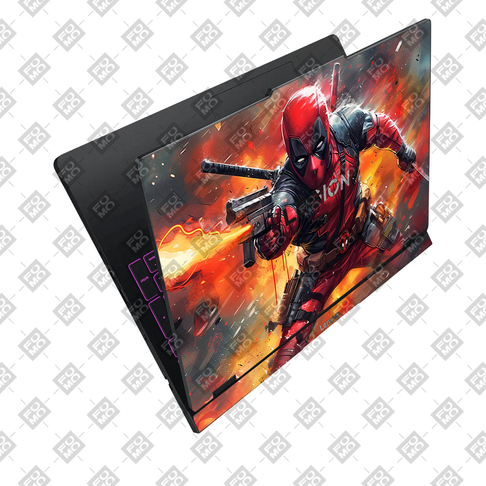 Deadpool in Action Lenovo Legion Pro 5 16IAX10 Laptop Skin