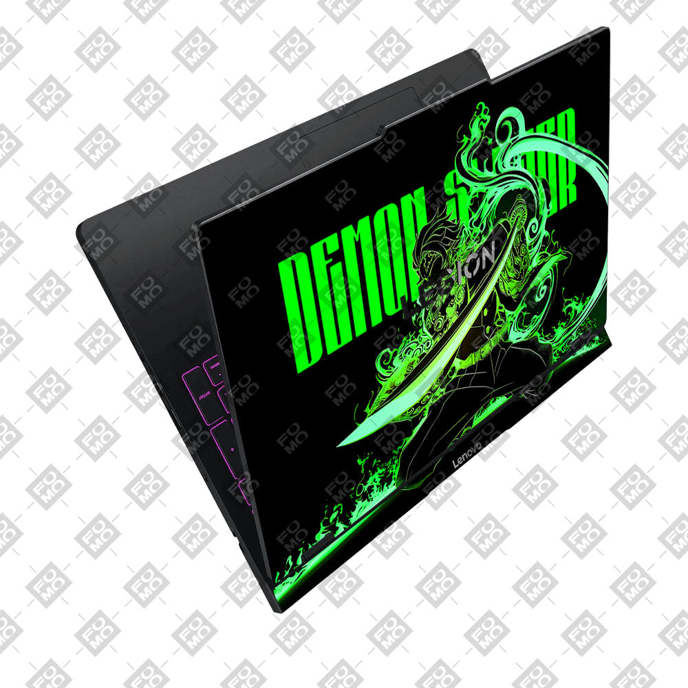 Tanjiro Green Flame Dance Lenovo Legion Pro 5 16IAX10 Laptop Skin