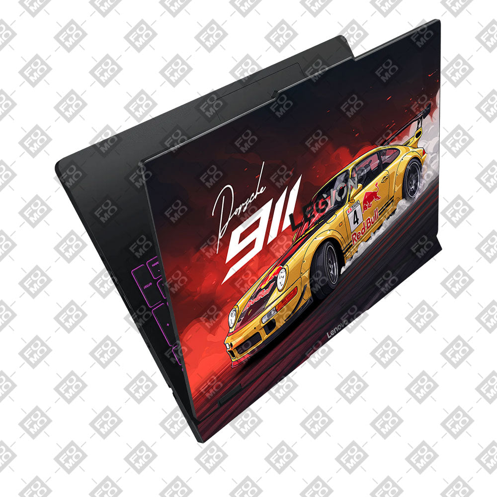 Porsche 911 Red Bull Classic Racer Lenovo Legion Pro 5 16IAX10 Laptop Skin