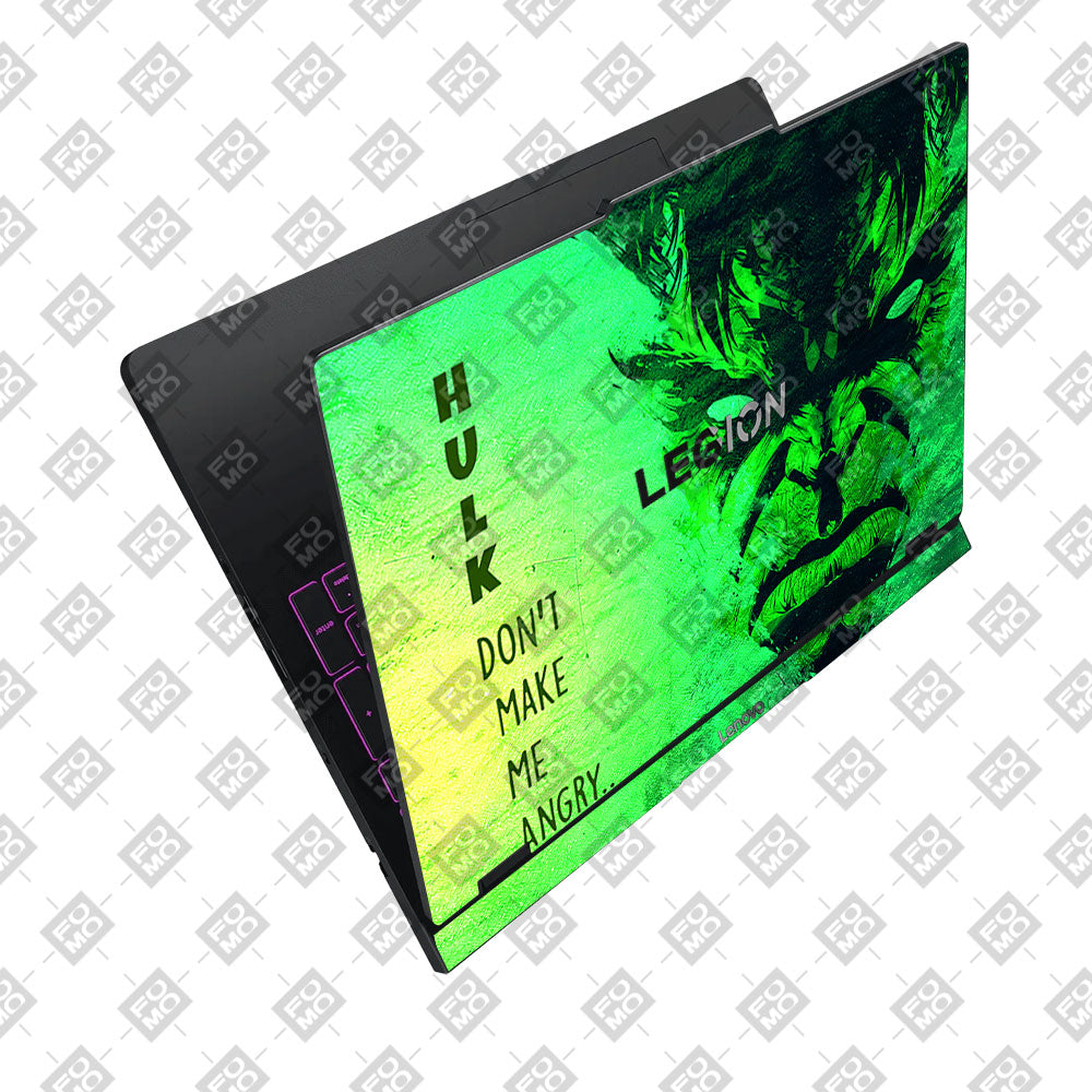 Hulk Don't Make Me Angry Lenovo Legion Pro 5 16IAX10 Laptop Skin