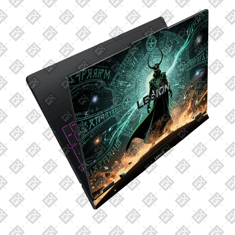 Loki Silhouette Red Strike Lenovo Legion Pro 5 16IAX10 Laptop Skin