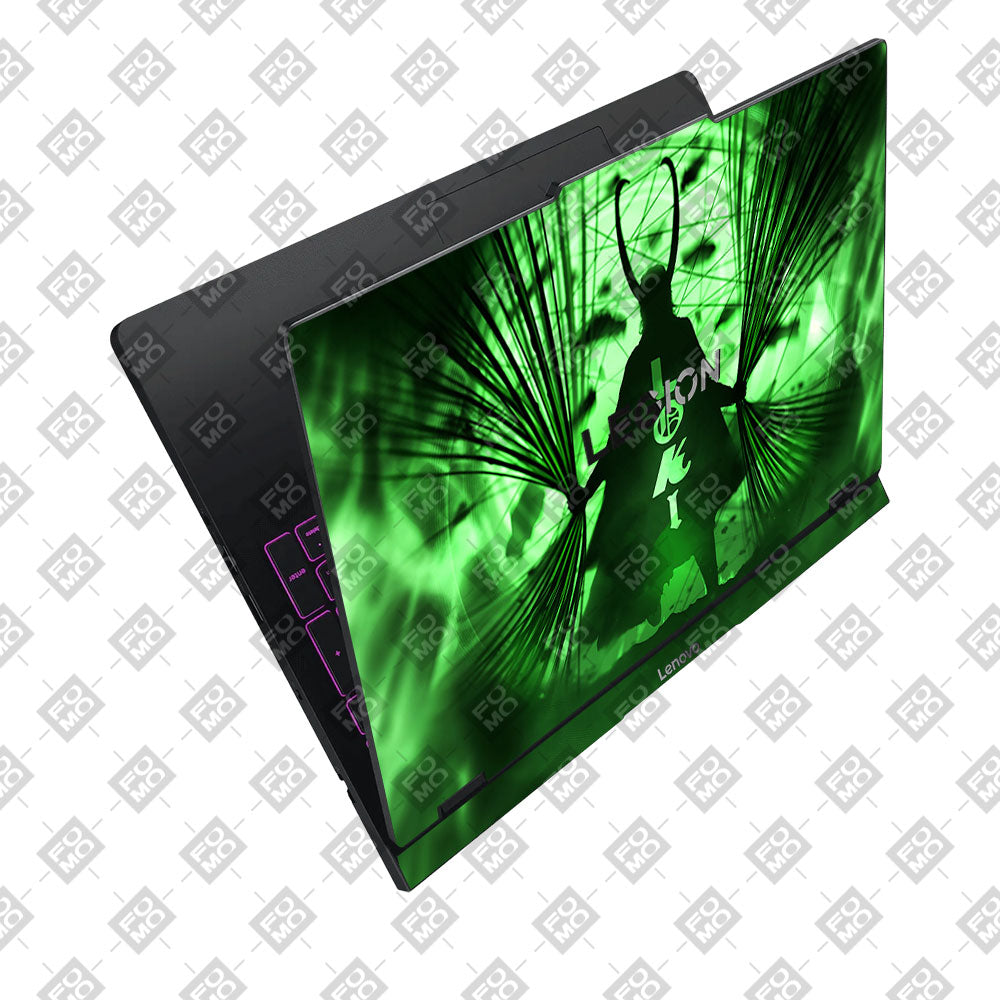 Loki's Green Aura Lenovo Legion Pro 5 16IAX10 Laptop Skin