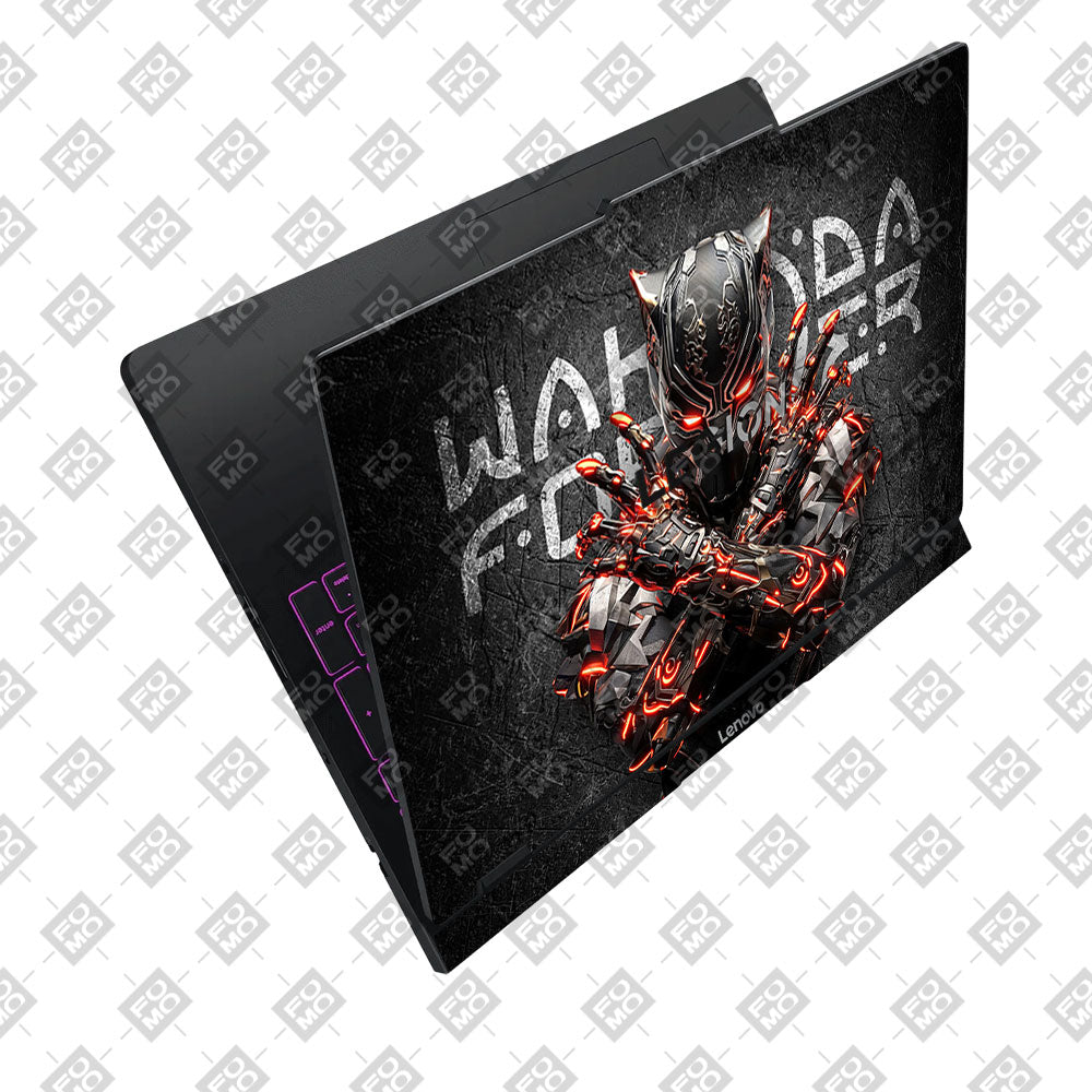 Black Panther Glowing Fury Lenovo Legion Pro 5 16IAX10 Laptop Skin