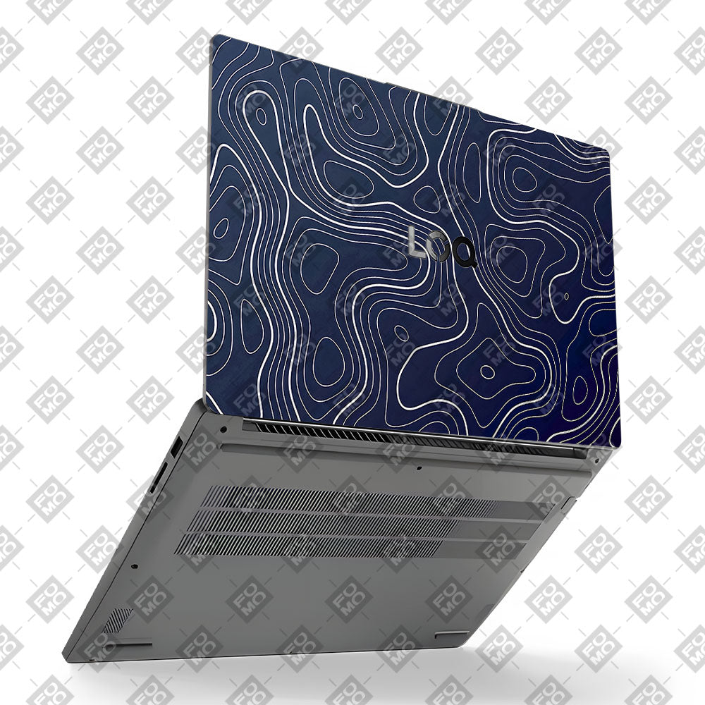 Fluid Lines Design Lenovo LOQ Essential 15IAX9E Laptop Skin