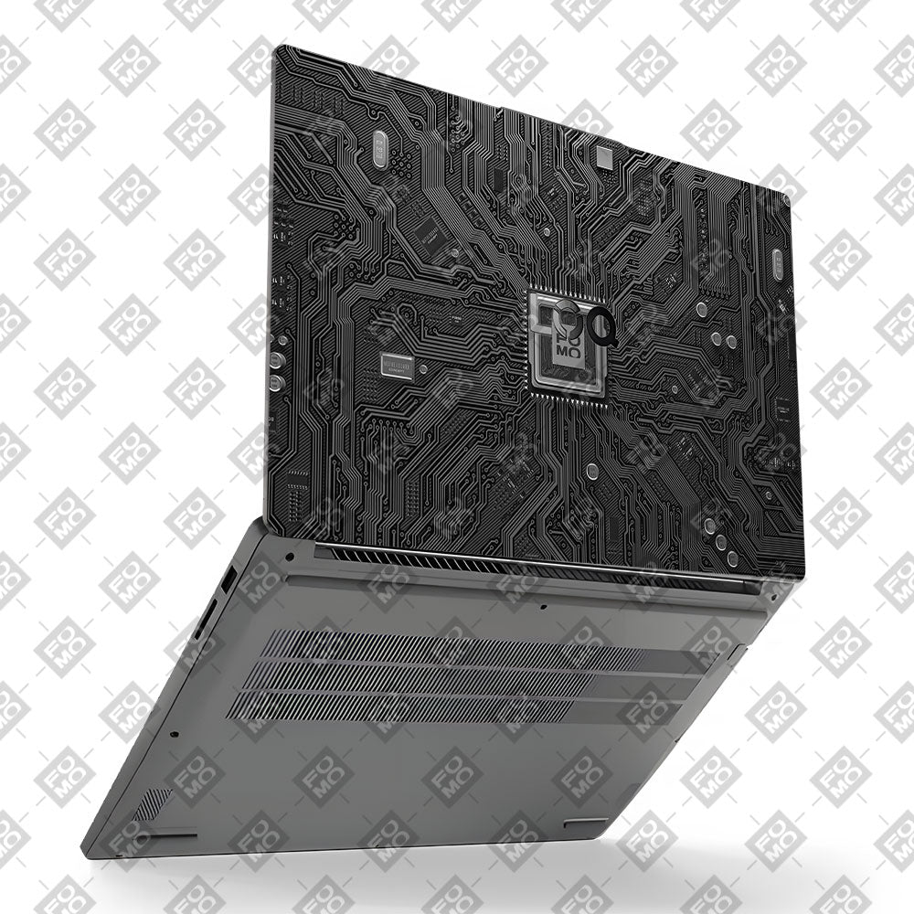 FOMO Circuit Dark Mode Lenovo LOQ Essential 15IAX9E Laptop Skin