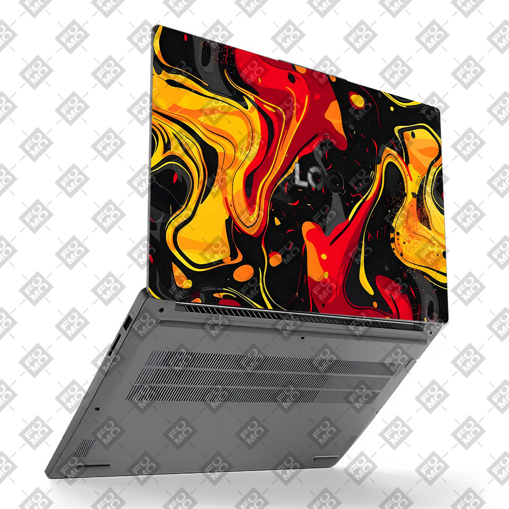 Lava Burst Lenovo LOQ Essential 15IAX9E Laptop Skin