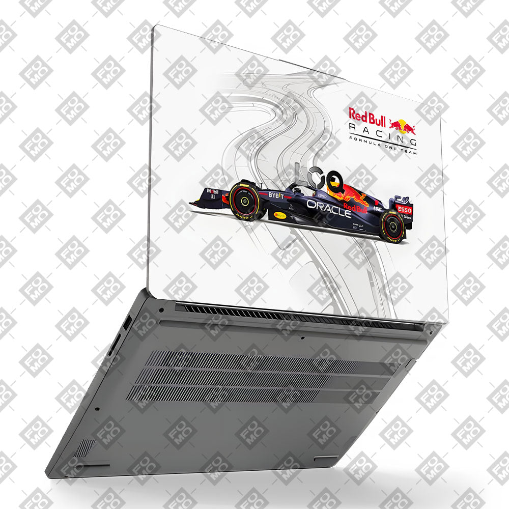 Red Bull Racing in Action Lenovo LOQ Essential 15IAX9E Laptop Skin