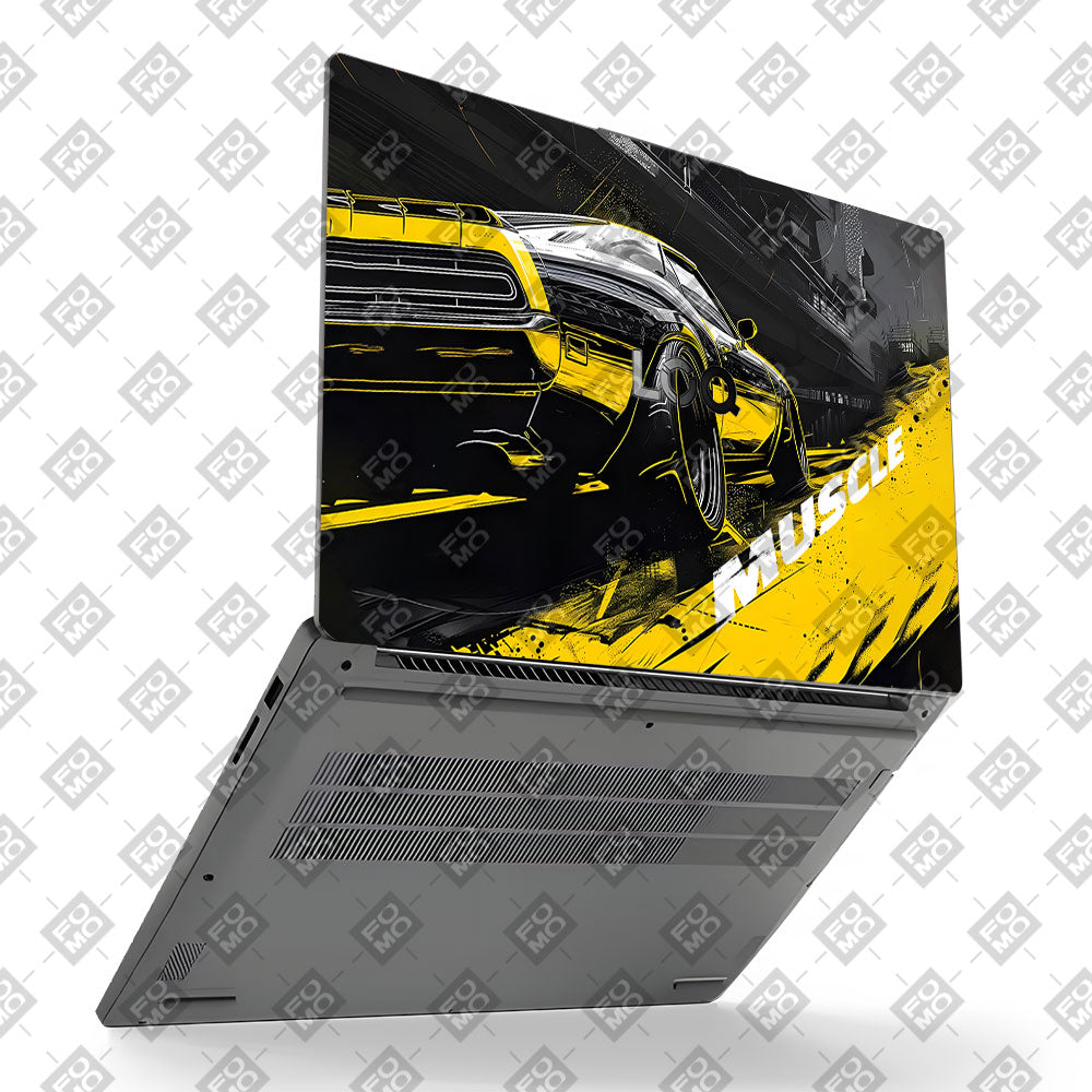 Black Muscle Lenovo LOQ Essential 15IAX9E Laptop Skin