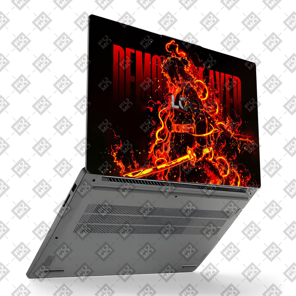 Rengoku Blazing Inferno Lenovo LOQ Essential 15IAX9E Laptop Skin