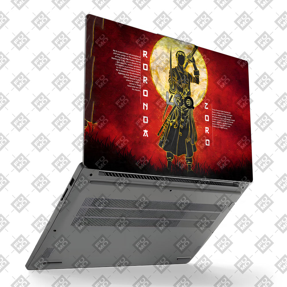 Zoro Under Golden Moon Lenovo LOQ Essential 15IAX9E Laptop Skin