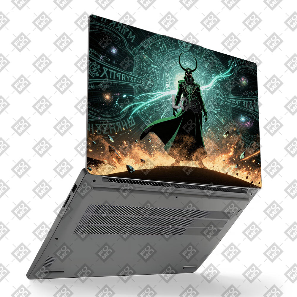 Loki God of Mischief Neon Lenovo LOQ Essential 15IAX9E Laptop Skin