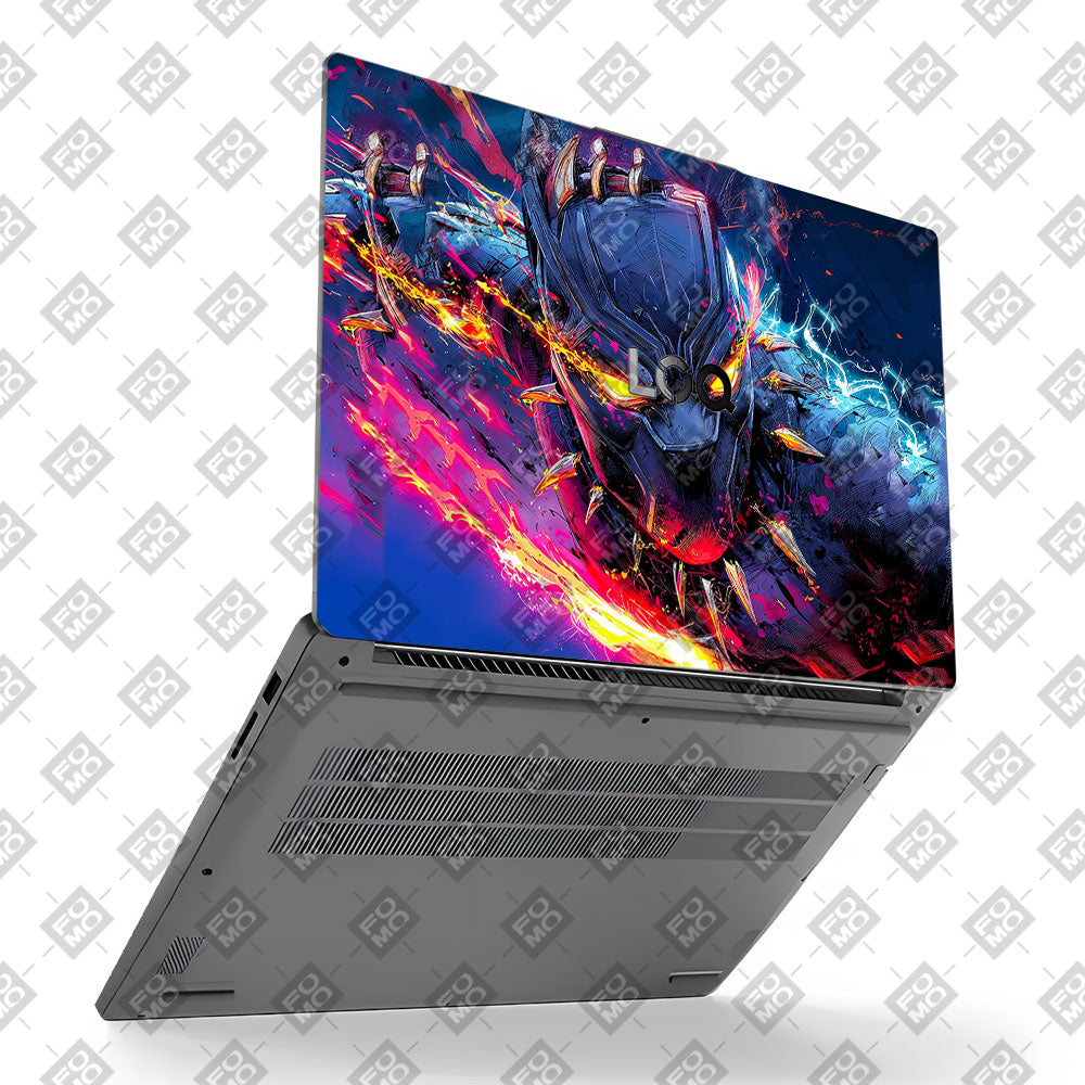 Vibranium Fury Wakandan Charge Lenovo LOQ Essential 15IAX9E  Laptop Skin